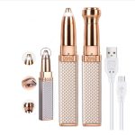 Epilator Electric 2 în 1, 10.000 RPM, Autonomie 60 Minute, Încărcare USB, Roz - imagine 3