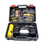 Kit pentru Pană Auto, Compresor 12V cu 2 Pistoane și 11 Accesorii