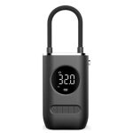 Pompă Electrică Portabilă pentru Umflat Anvelope și Mingi, 70W, Afișaj LED, Baterie 2000 mAh, Max. 32 PSI, pentru Mașină, Bicicletă și Motocicletă, Negru