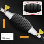 Set 3 Pompe Manuale pentru Transfer Lichide, Pompă din Cauciuc cu Furtun 2 m - imagine 3