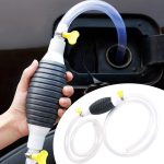 Set 3 Pompe Manuale pentru Transfer Lichide, Pompă din Cauciuc cu Furtun 2 m - imagine 6