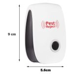 Set 5 Aparate Electrice cu Ultrasunete Anti-Insecte, Repelent pentru Țânțari și Dăunători - imagine 3