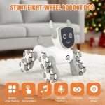 Robot de Jucărie cu Telecomandă – 8WD, 10 Mișcări Automate, 4 Seturi de Brațe Rotative, Gri - imagine 7