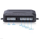 Senzori de Parcare cu Display LED SW888, Sistem Asistență Marșarier, 4 Senzori Ultrasonici, Avertizare Sonoră și Vizuală, Negru - imagine 6