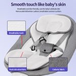 Balansoar electric pentru bebeluși – 3 în 1 Gri - imagine 5