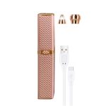Epilator Electric 2 în 1, 10.000 RPM, Autonomie 60 Minute, Încărcare USB, Roz
