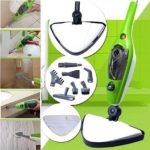 Mop cu Aburi X10, 1300W, Curățare și Dezinfectare, Cap din Microfibră, Rotire 180°, Cablu 4,5 m, Verde - imagine 4