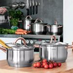 Set oale si tigai , Inductie, Inox / Golden rose 2.1l , 2.9l ,3.9l ,6.6l ,2.1l , 3.4l , - imagine 2