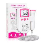 Monitor Doppler Fetal pentru Gravide, Monitorizare Ritm Cardiac Fetal, Aparat Portabil pentru Ascultarea Bătăilor Inimii Fetale - imagine 4