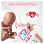 Monitor Doppler Fetal pentru Gravide, Monitorizare Ritm Cardiac Fetal, Aparat Portabil pentru Ascultarea Bătăilor Inimii Fetale - imagine 5