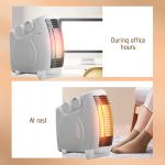 Aeroterma 600w alba cu termostat manual . pentru casa si birou - imagine 5