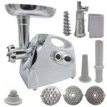 Mașină de Tocat Carne 4-în-1 MGB 120, 3000W, Motor cu Cupru, 3 Site, Funcție Revers, Accesorii pentru Suc de Roșii, Cârnați și Chiftele - imagine 3
