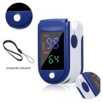 Pulsoximetru de Deget – Monitor SpO₂, Puls și Ritm Cardiac, Afișaj LED