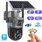 Camera Supraveghere WiFi Solara 4K Ultra HD cu Slot SIM, Senzor Miscare, Lentile Duble, Exterior - imagine 4
