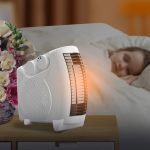 Aeroterma 600w alba cu termostat manual . pentru casa si birou - imagine 2