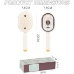 Perie Electrică pentru Păr 3 în 1, Nano Mist, Lumină Roșie LED, Descurcare Anti-Statică, Rezervor 10 ml, Reîncărcare USB-C, - imagine 5