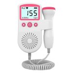 Monitor Doppler Fetal pentru Gravide, Monitorizare Ritm Cardiac Fetal, Aparat Portabil pentru Ascultarea Bătăilor Inimii Fetale - imagine 6
