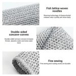 Set 5 Lavete de Curățare Multifuncționale 20x20 cm, Reutilizabile, pentru Bucătărie, Umed și Uscat, Plasă din Fir Metalic - imagine 3